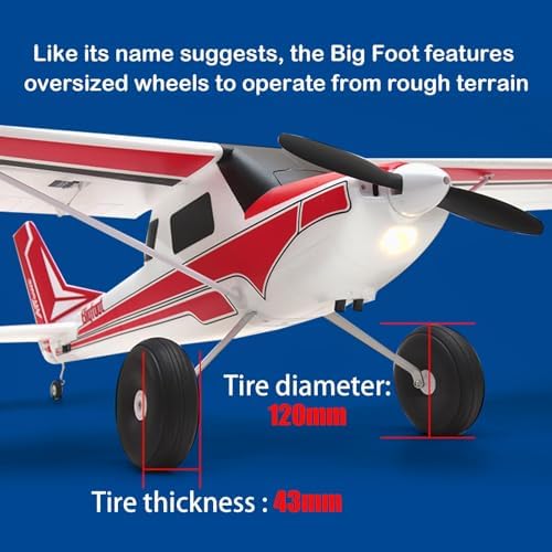 FAIR RC Arrows Rc Propeller Plane for Adults BGFT 1300mm 6 Channel Remote Control Airplane Hobby RC Plane with Vector Flight Stabilization System