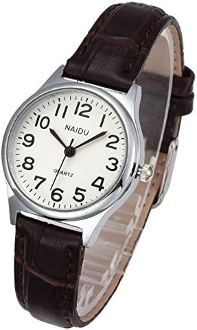MANIFO Women’s Classical Arabic Numerals Analog Quartz Wrist Watch, 3 ATM Water Resistant