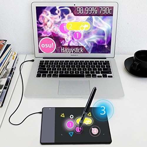 HUION 420 OSU Tablet Drawing Tablet, Graphics Tablet with Digital Stylus, 4 x 2.23 inches Pen Tablet for Digital Art, Design & Animation