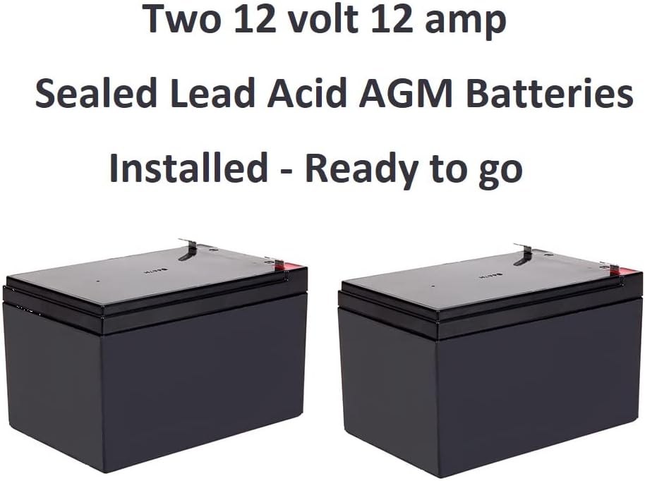 Battery Pack for Pride Go-Go Elite Traveller and GoGo Ultra X Scooters (12 AH Battery Pack (9 Mile Range))