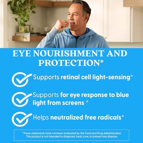 Doctor's Best Natural Vision Enhancers for Men & Women - Lutein and Zeaxanthin Supplement with Fish Oil, Eye Health Support Supplement for Adults
