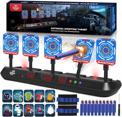 Lehoo Castle Shooting Targets for Nerf Guns, 5 Practice Targets for Kids