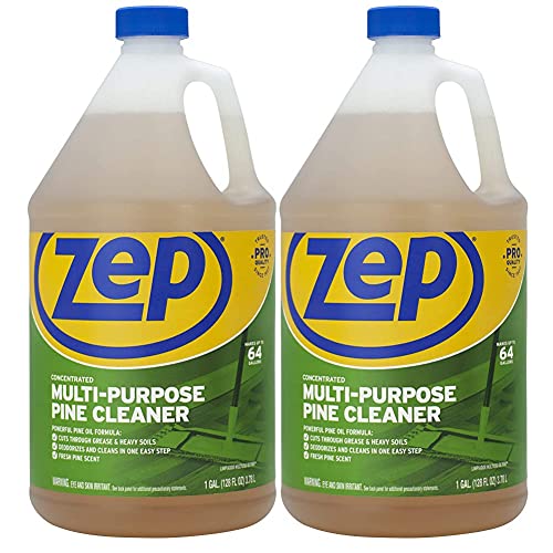 Zep Concentrated Multi-Purpose Pine Cleaner - 128 oz (Pack of 2)