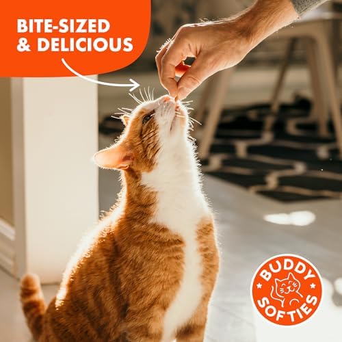 Buddy Biscuits Soft & Chewy Grain Free Cat Treats, Tuna, 3 oz. Pouch