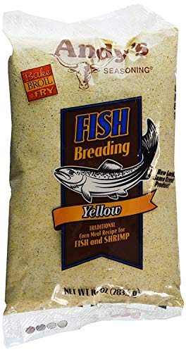 Andy's Seasoning Fish Breading - 3 PACK (1 ea Red, 1 ea Yellow, 1 ea Cajun)