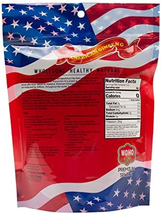 Long Large #101.8 American Ginseng Roots 8 Oz Bag