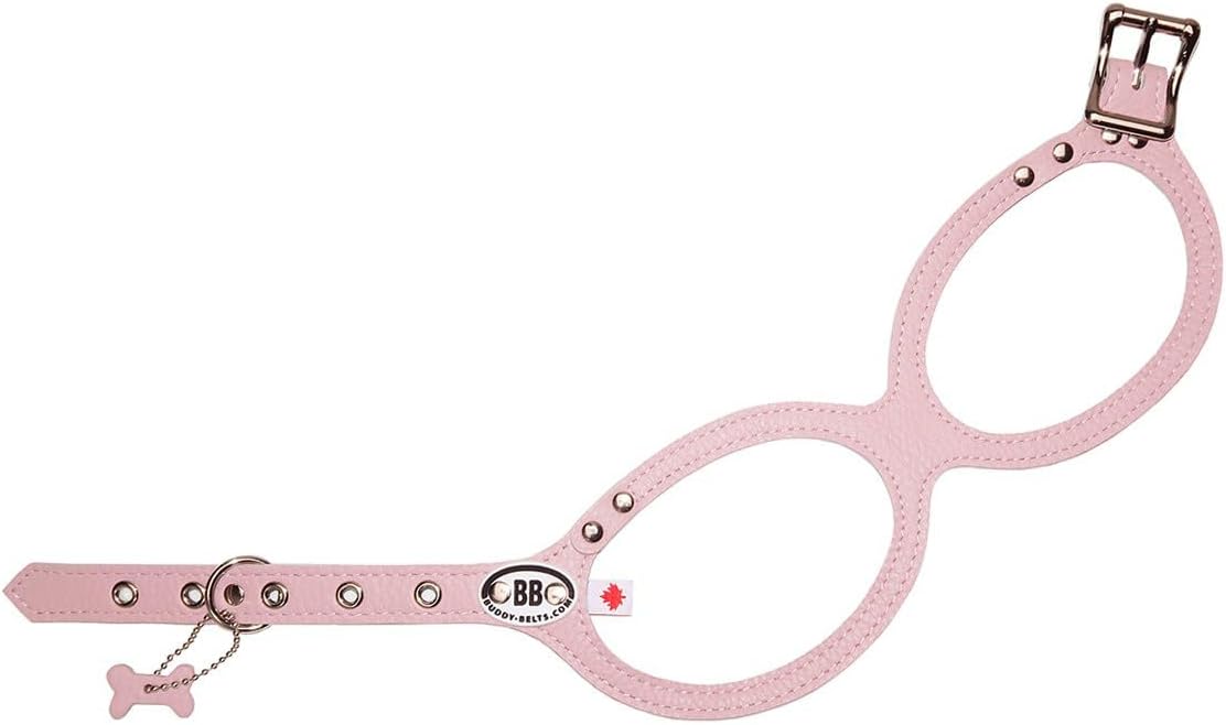 BUDDY BELT Harness Pebble Grain Pink - Premium Edition (3.5)