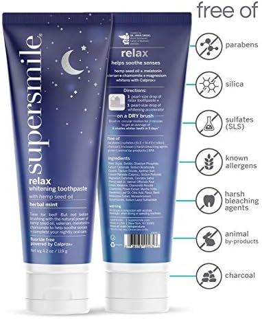 Supersmile Awake Zesty Mint Whitening Toothpaste, with Caffeine, 4.2 Oz