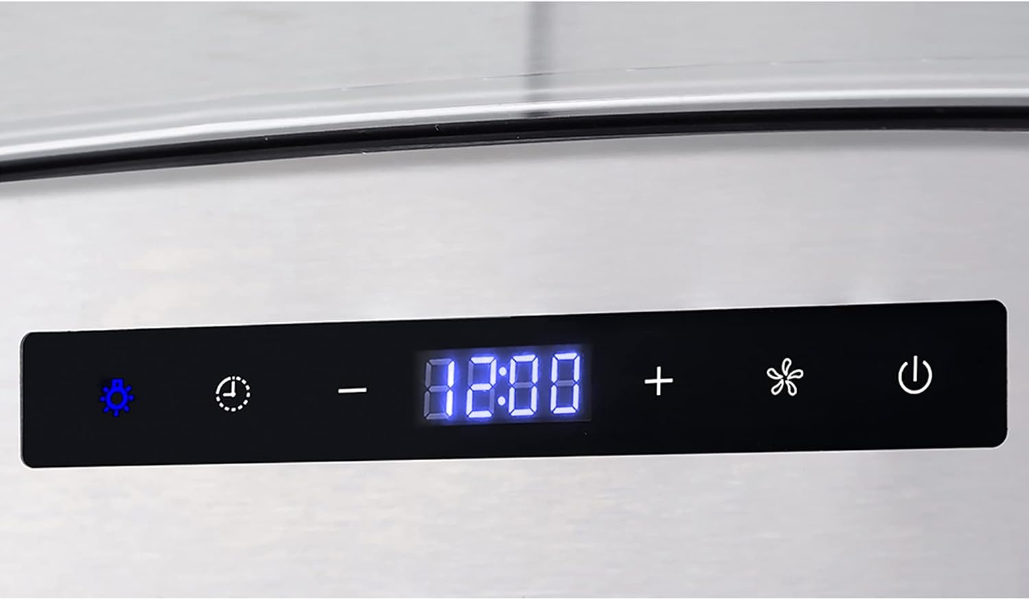 30 in. Vista Coll 380 CFM Ducted Wall Mount Range Hood LED, Stainless Steel | Cosmo COS-668WRCS75 Soft Touch Controls, 3 Fan Speeds, Glass Visor