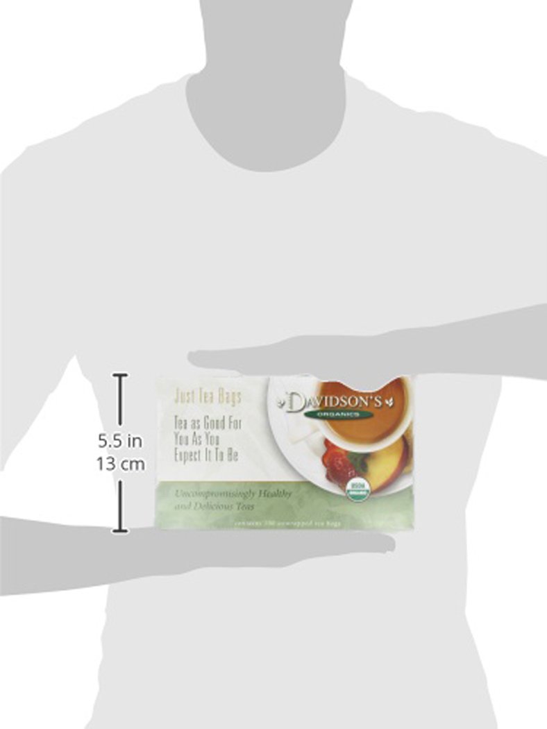 Davidson's Organics, Yerba Mate, 100-count Unwrapped Tea Bags