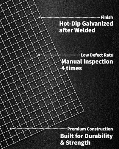 Hardware Cloth 1/2'' Chicken Wire Fencing 48'' x 100' 19-Gauge