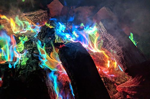 Mystical Fire Dragon Flames Fire Color Changing Packets Colorful Fire 6pk | 6-pack color changing fire packets creates colorful flames in fire pits
