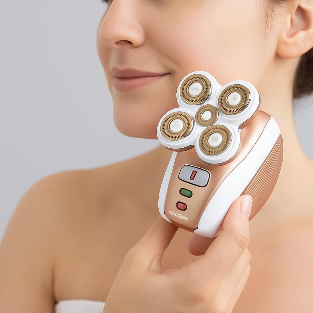 Electric Leg Shaver for Women, Painless Rechargeable Lady Razor