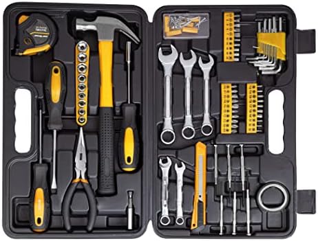 CARTMAN 148-Piece Automotive And Household Tool Set, Blue Repair Kit Case