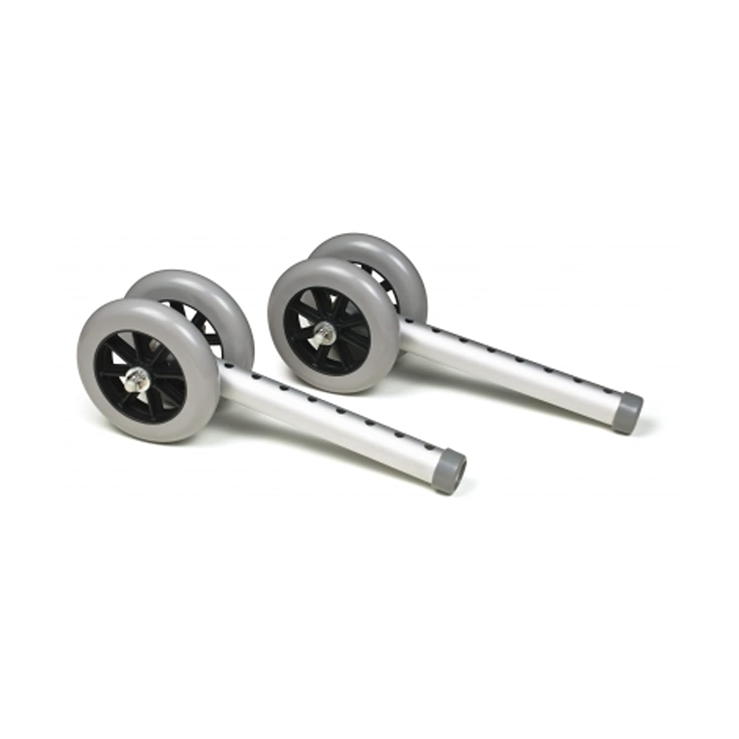 Fixed Walker Wheel (Set of 2) Size: 5" Bariatric Model