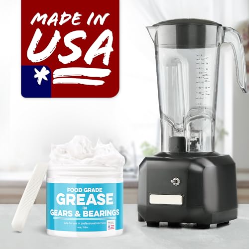 Impresa High-Viscosity 4 Oz Food Grade Grease - White Smooth Operation for Stand Mixers & Appliances - Gear Wear Protection & Extended Equipment Life - Food-Safe Formula Made in USA