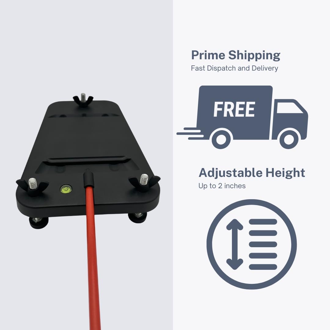 Alignment and Leveling Stand for Swing Caddy SC4 / SC4Pro Golf Launch Monitor, Voice Caddy, Adjustable Height, Built-in Level, Alignment Stick Holder