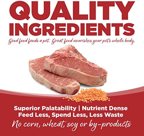 Nutri Source Pure Vita Grain Free Beef & Red Lentils, 25-Pound