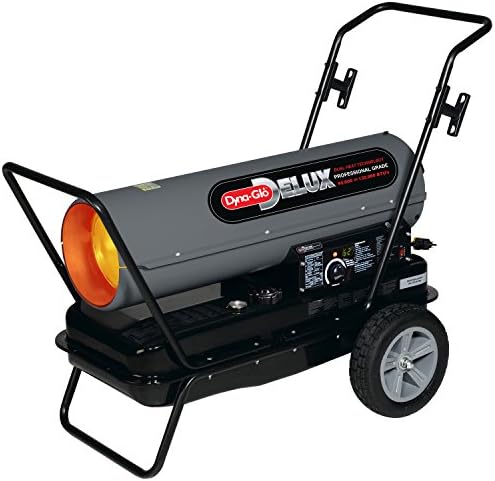 Portable Oil and Kerosene Torpedo Heater, 135,000 BtuH, #1 Diesel, #1 Fuel Oil, K-1 Kerosene - 1 Each