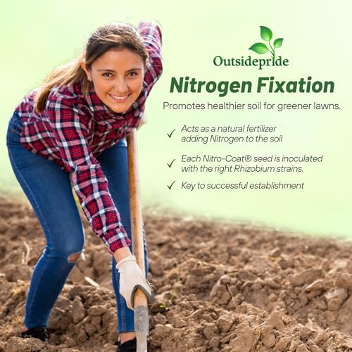 Outsidepride Perennial White Dutch Clover Seed - 5 lbs. Nitrocoated, Inoculated for Lawn Alternative, Erosion Control, Food Plots, Ground Cover, & Pasture Mixtures in USDA Zones 3-10