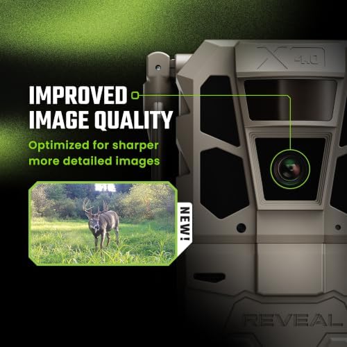 TACTACAM Reveal X 4.0 Cellular Trail Camera + FlexPack R5 + Solar R5 (2PK) | Power Bundle – Night Vision, Waterproof, 4K Photo, 1080p Video