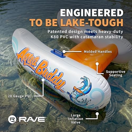 Rave Sports Aqua Buddy Inflatable Water Sports Ski or Wakeboard Trainer