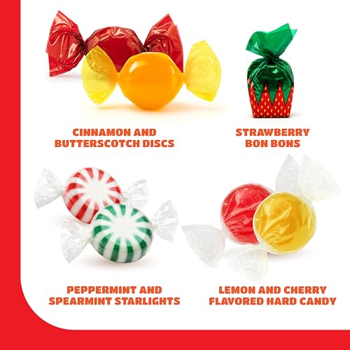 Hard Candy Assortment, Old Fashioned Candy Individually Wrapped - 2 Lb Pack