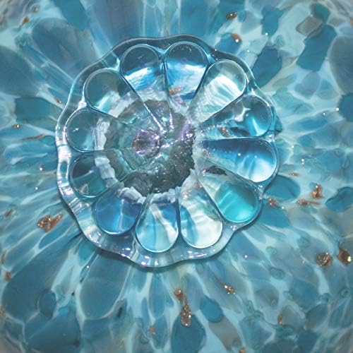 Totally Blown Glassworks Pond Float. Handmade Blown Glass, Garden Gazing Ball, Table Centerpiece