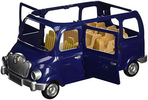 Calico Critters - Family Seven Seater Car - Family Vehicles | Buckle up the whole crew - seven seats for road trip storytelling that rolls smoothly into picnic and travel scenes, Ages 3+