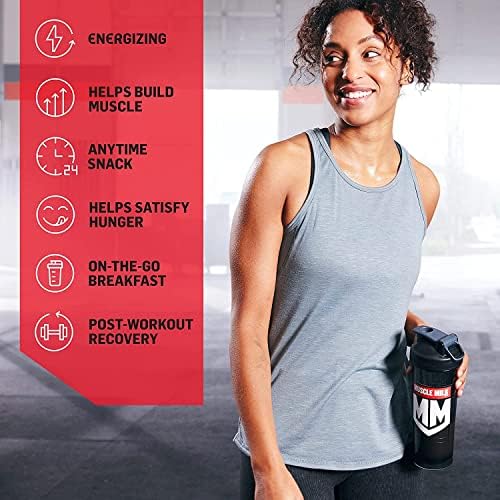 Muscle Milk Genuine Protein Powder, Chocolate, 1.93 Pounds, 13 Servings, 32g Protein, 2g Sugar, Calcium, Vitamins A, C & D, NSF Certified for Sport