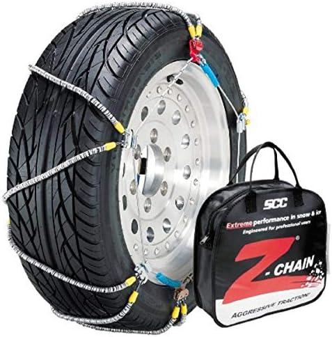 SCC Z-579 Z-Chain Extreme Performance Cable Tire Traction Chain - Set of 2