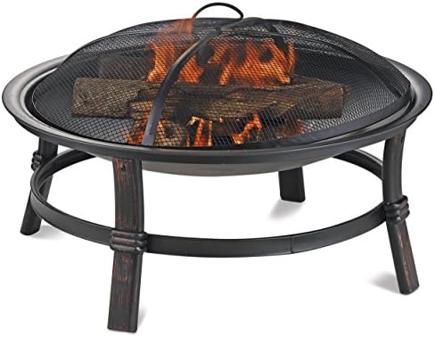 Endless Summer WAD15121MT Brushed Copper Wood Burning Outdoor Firebowl