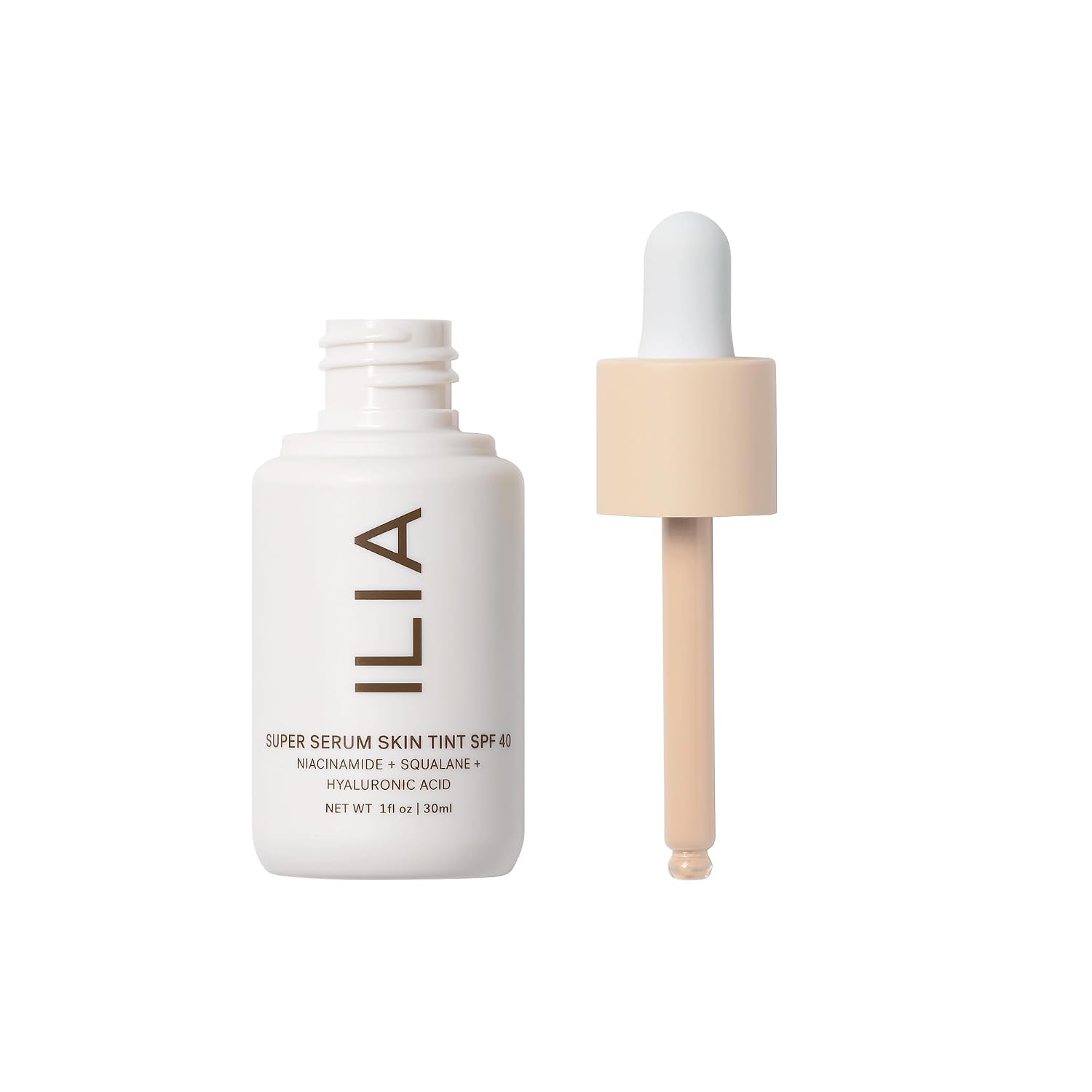 ILIA - Super Serum Skin Tint SPF 40 (Diaz ST7, 1 fl oz | 30 ml)