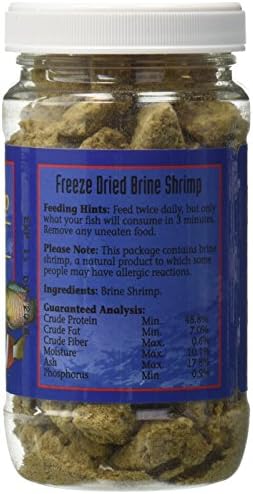 San Francisco Bay Brand Freeze-Dried Mysis Shrimp - Premium Fish Food for Live Fish, Shrimp Food