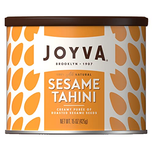 Joyva Sesame Tahini | Roasted Sesame Seed Puree | 15 oz | Smooth & Creamy