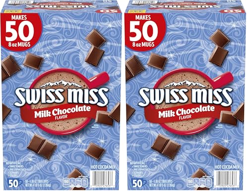 Swiss Miss Milk Chocolate Flavor Hot Cocoa Mix, 1.38 oz., 50-ct