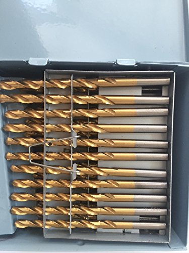 60Pc 1#-60# TiN Coated Drill Bit Set HSS Steel (0.228"-0.040") | A practical and affordable drilling bit, suitable for household use and DIY projects