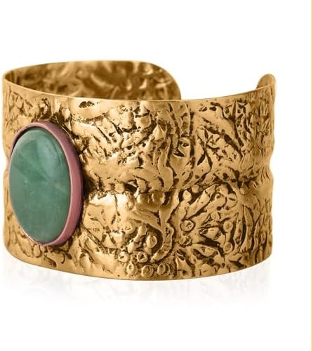 SHOP LC DELIVERING JOY Handmade Gemstone Cuff Bracelet