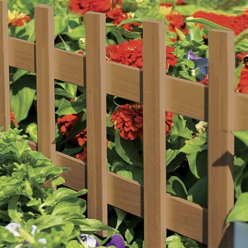 Deluxe Picket Wooden Fence - 18" L x 36" W (Pack of 12)