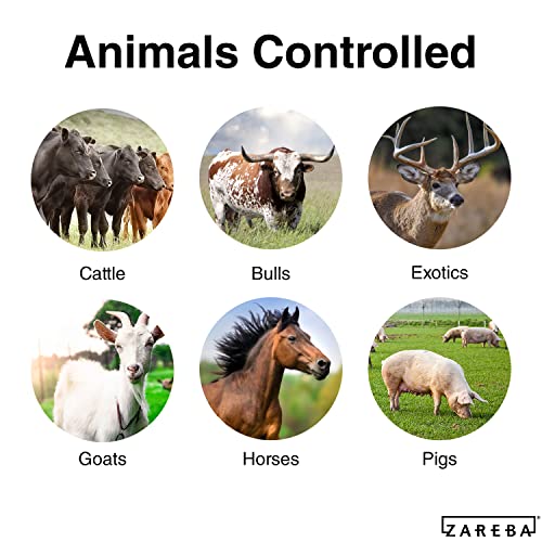 Zareba 75 Mile AC Powered Low Impedance Electric Fence Charger - Plug In Electric Fence Charger - Contain Bulls, Cattle, Pigs, Exotics