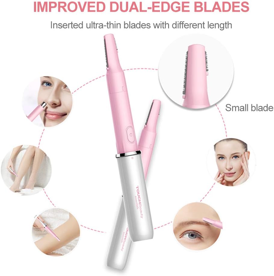 TOUCHBeauty Hair Trimmer for Face Eyebrow Nose Ear Body Hair Trimming
