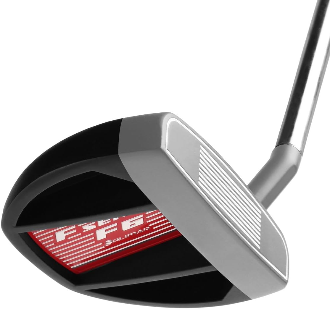 Orlimar Golf F6 Mallet Putter, Right Handed, 35 Inch | Half Offset, Slant Neck, Naked Topline, Midsize Grip, Headcover Included