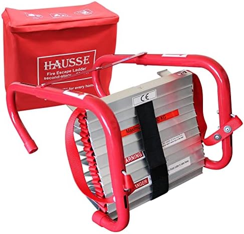 Retractable 2 Story Fire Escape Ladder, 13 Feet