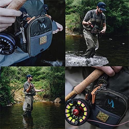 M MAXIMUMCATCH Maxcatch Fly Fishing Chest Bag Lightweight Chest Pack Fly Fishing Pouch