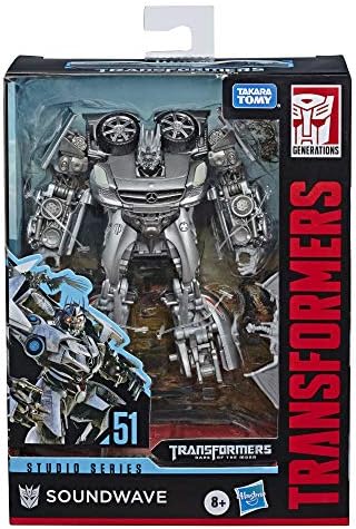 Transformers Toys Studio Series 51 Deluxe Class Dark of The Moon Movie Soundwave Action Figure - Kids Ages 8 & Up, 4.5"