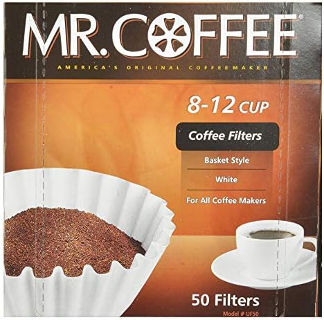 Mr Coffee 8-12 Cup Coffee Filters, 50 Filters