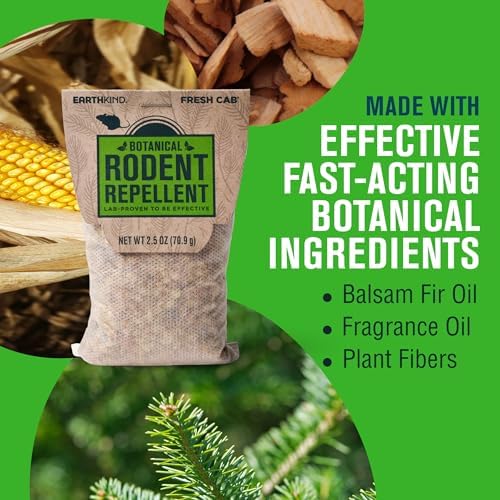 Rodent Repellent; Quickly Repelling Pests from Treated Areas; Preventing Re-Infestation for up To 3 Months; Safe for Children, Pets and the Environment; Non-Toxic; 8-Scent Pouches