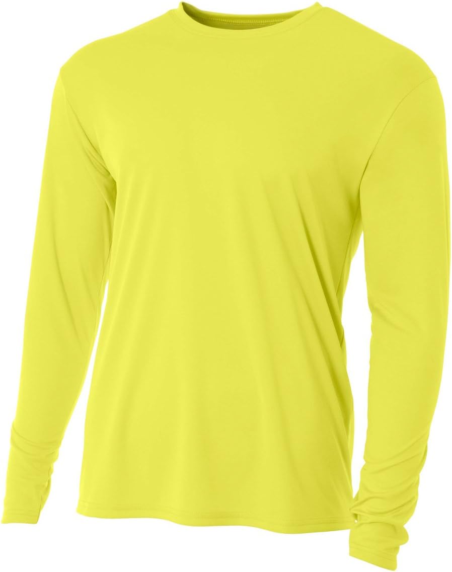 A4 Men's Cooling Performance Crew Long Sleeve Tee