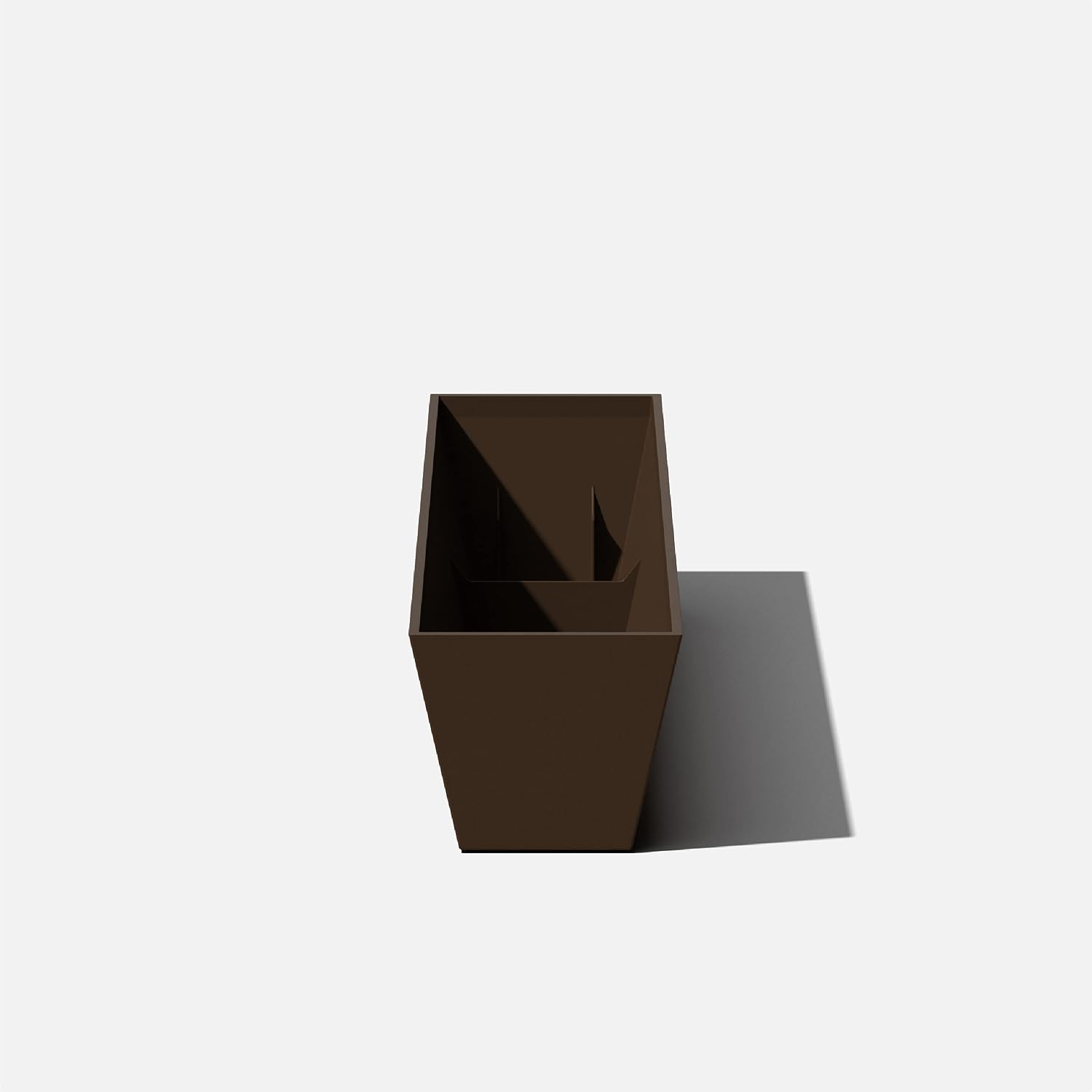 Veradek Pure Series Window Box Planter - Tapered Outdoor Planter | Made From Durable Plastic With Pre-Drilled Drainage Holes. Modern Patio/Tabletop Décor for Plants and Flowers