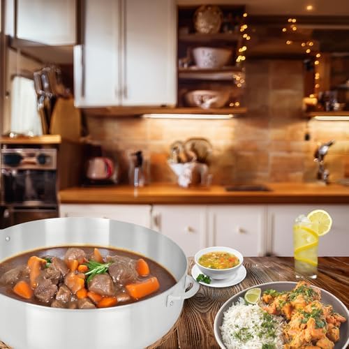 Alpine Cuisine 13-Quart Nonstick Aluminum Caldero Pot | Heavy-Duty Dutch Oven for Large Family Meals, Stews & Rice